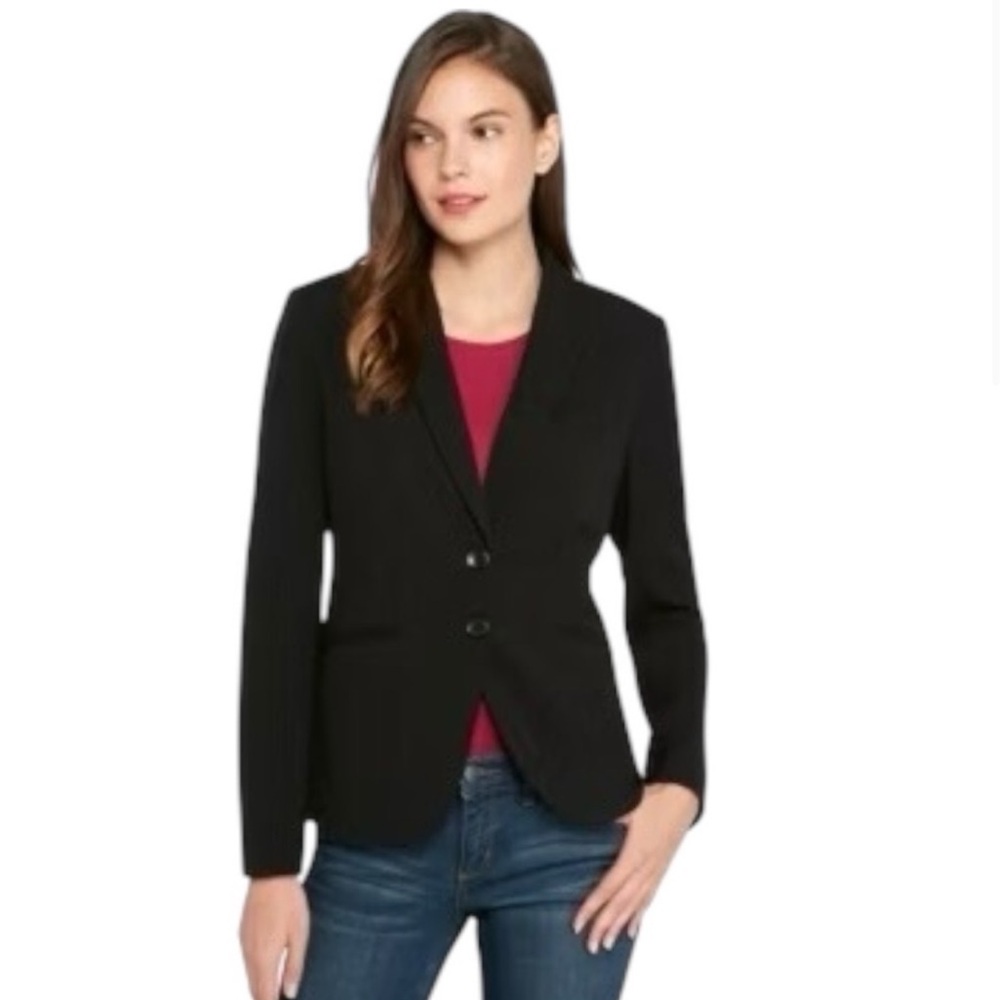 NWOT The Limited black collection blazer with shoulder pads size 0